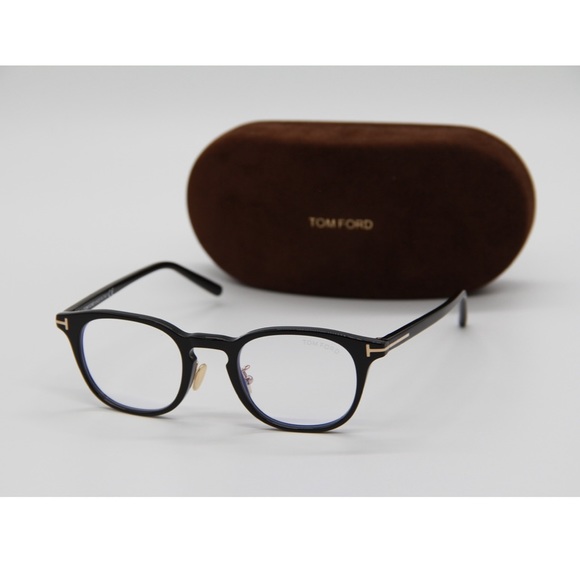 NEW EYEGLASSES TOM FORD TF5725/D/B 001 + AR EYEWEAR TOM FORD FT5725/D/B BLACK - Picture 2 of 12